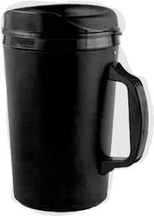 Aladdin Stainless Steel Insulated Coffee Travel Mug 16oz - Black, by Aladdin