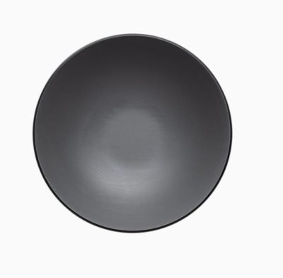 CC-Dual Colour Round Bowl 18.7cm - Grey & Black